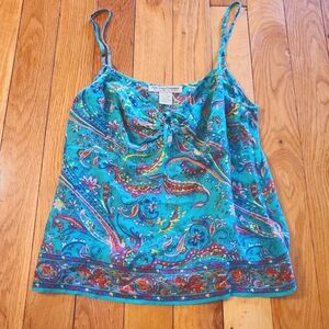 Vintage Y2K Polo Jean Co.‎ Silk blend festival tank